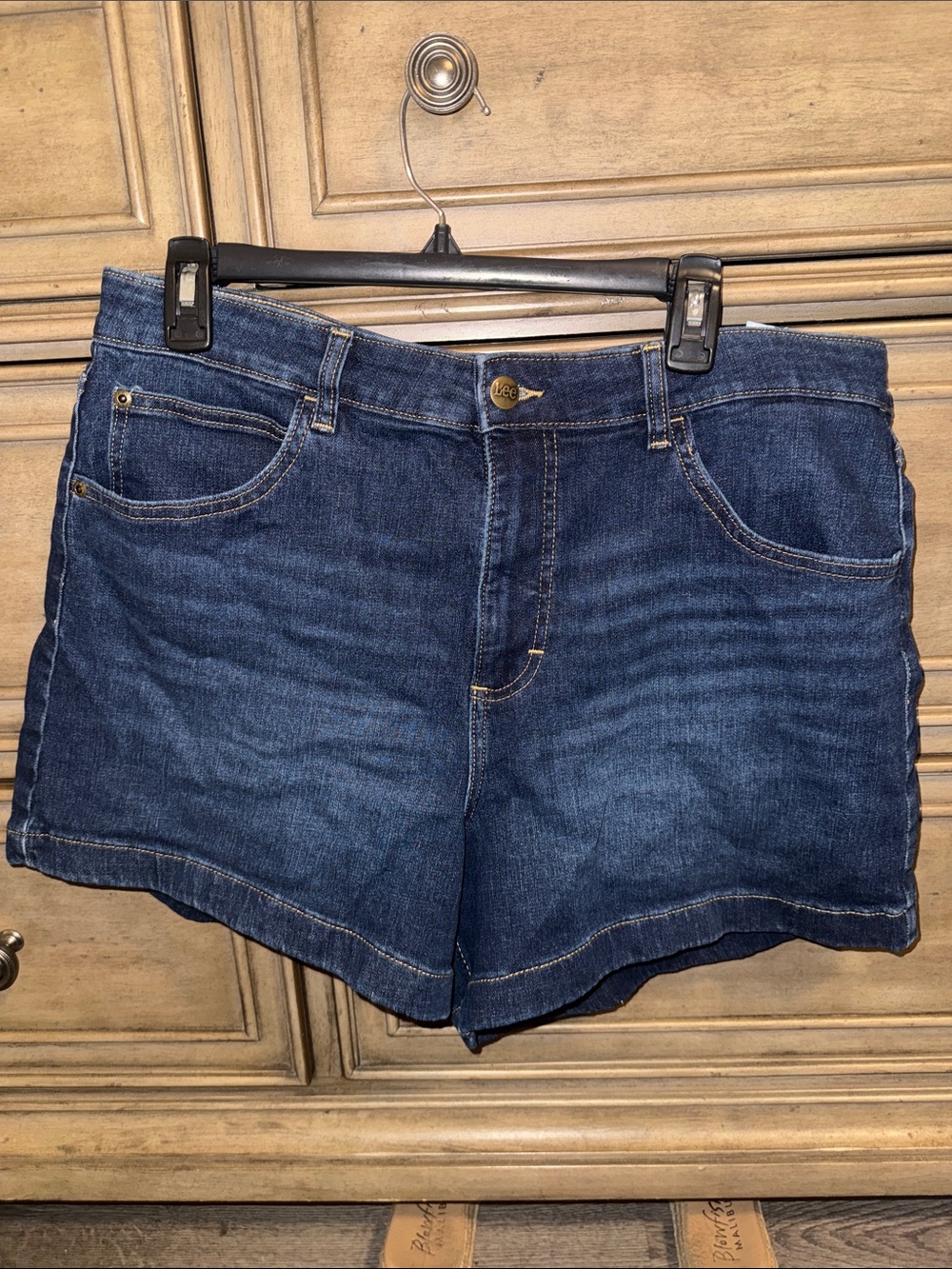 Lee Women's Dark Indigo Denim Shorts